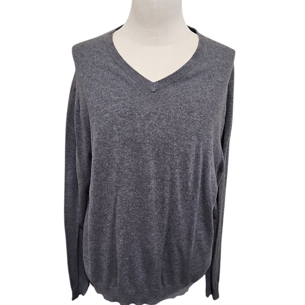 Alan Flusser V-Neck Lightweight Sweater